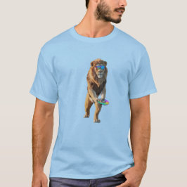 Camiseta León divertido de Disc Golf