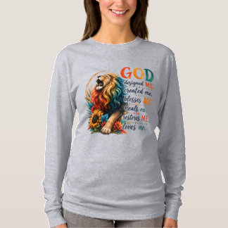 Camiseta León Divino: Dios me creó
