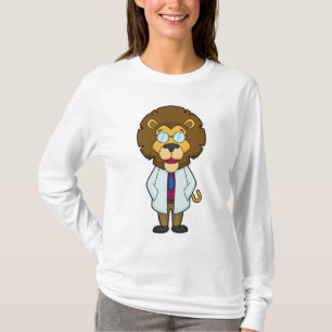 Camiseta León Doctor bata de médico