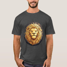 León Dorado Dentro del Círculo Cósmico