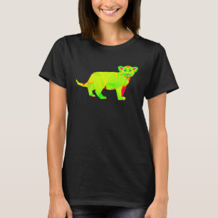 Camiseta León EDM Techno Trance León Cachorro Rave