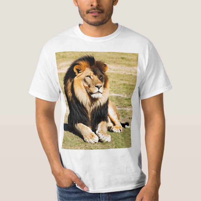 Camiseta León, el rey de la selva (Anverso)
