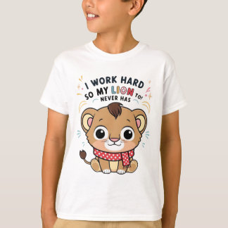 Camiseta León Emocionado - Jugador Jumping Lion Cub Camiset