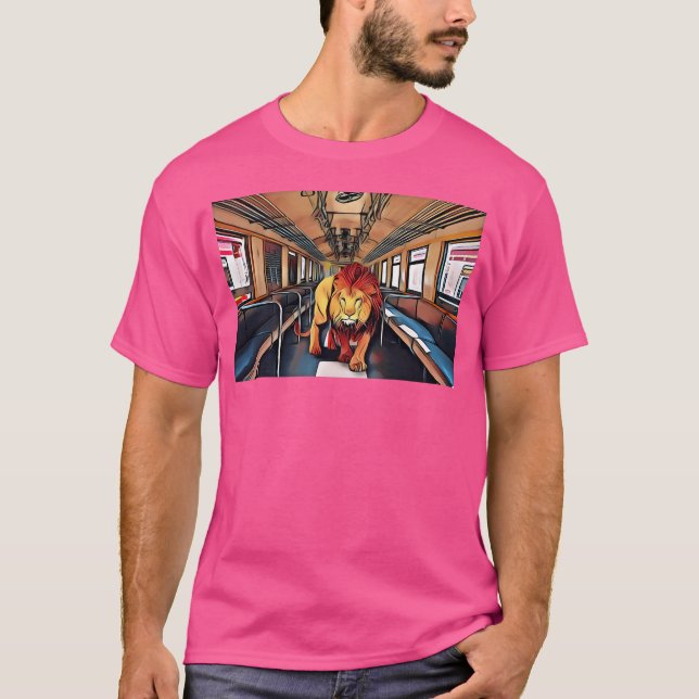 Camiseta León En El Metro (Anverso)