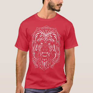 Camiseta León en el zoológico de Mandala Africano