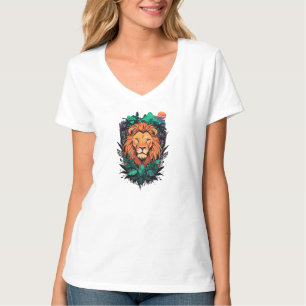 Camiseta León en la jungla