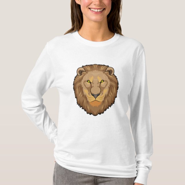 Camiseta León enojado (Anverso)