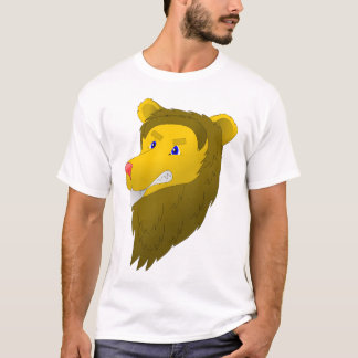 Camiseta León enojado