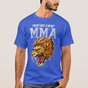 Camiseta León entre artes marciales mma bestia combate cita