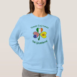Camiseta León escocés Bandera irlandesa norteamericana Sham