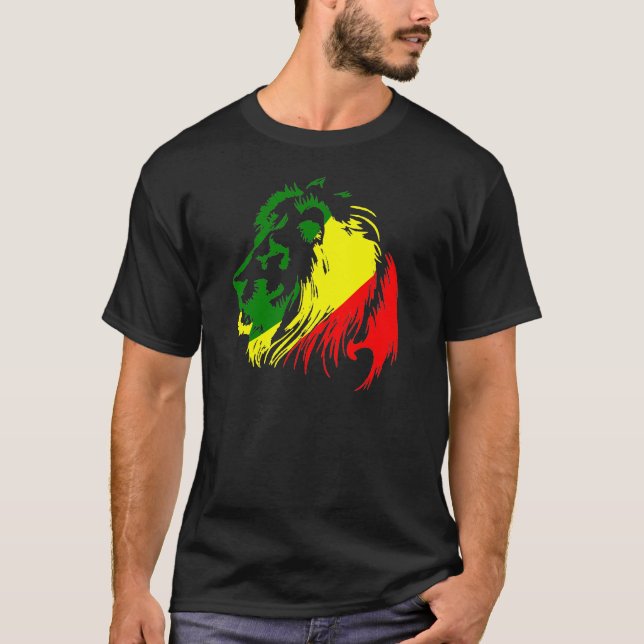 Camiseta LEÓN ESTILO Jamaican (Anverso)