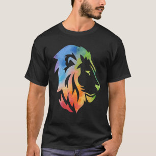 Camiseta León Felidae Gran Gato Ropa Hombres Mujeres Niño
