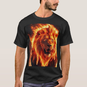 Camiseta León Fiero - Gráfica de León en Llamas