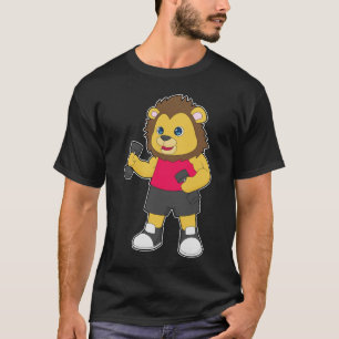 Camiseta León Fisicoculturista Mancuernas Fisicoculturismo