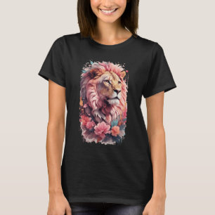 Camiseta León floral
