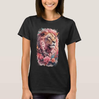 Camiseta León floral