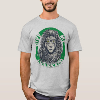 Camiseta León Genial con Gráficos de Gafas
