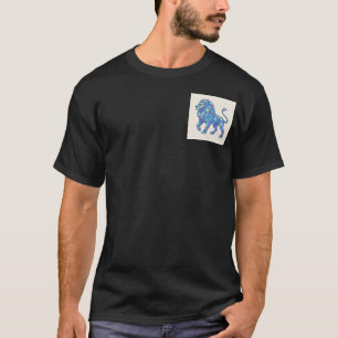 Camiseta León Geométrico Holográfico