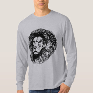 Camiseta León gráfico de Guay impreso para él gris