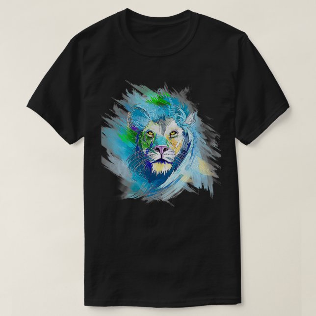 Camiseta León gráfico de leones para leones (Diseño del anverso)
