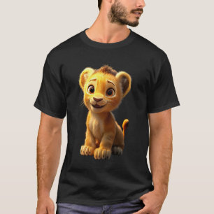 Camiseta León Gran Gato Joven Adorable León Leones Melena A