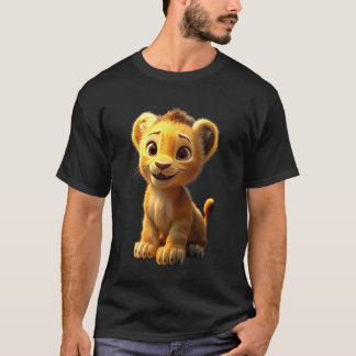 Camiseta León Gran Gato Joven Lindo León Leones Melena Amor