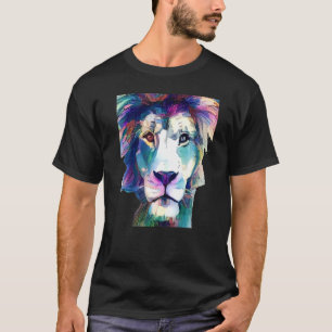 Camiseta León Guay Con Colores Brillantes Creado Por Ai