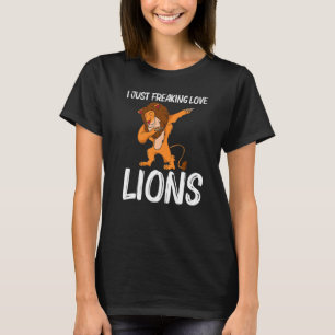 Camiseta León Guay Para Hombres Mujeres Jungla Animal Safar