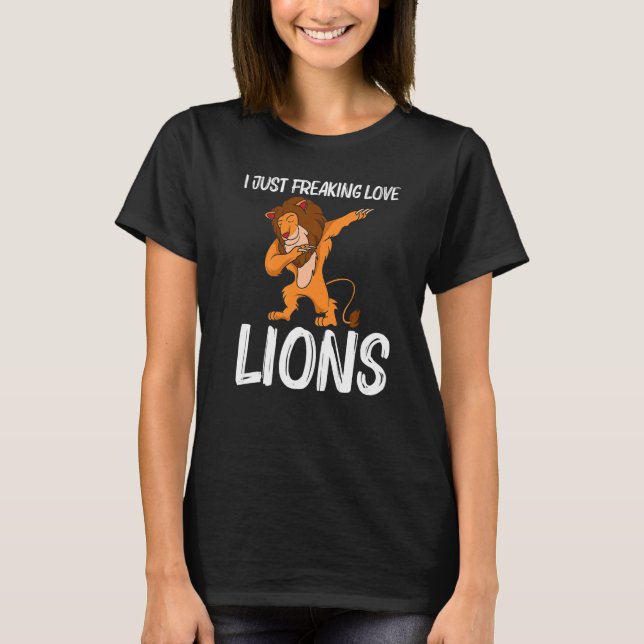 Camiseta León Guay Para Hombres Mujeres Jungla Animal Safar (Anverso)