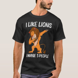 Camiseta León Guay Para Hombres Mujeres Jungla Animal Safar