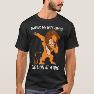 Camiseta León Guay Para Hombres Papá Jungle Safari Animal