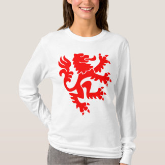 Camiseta León heráldico 01 - Rojo