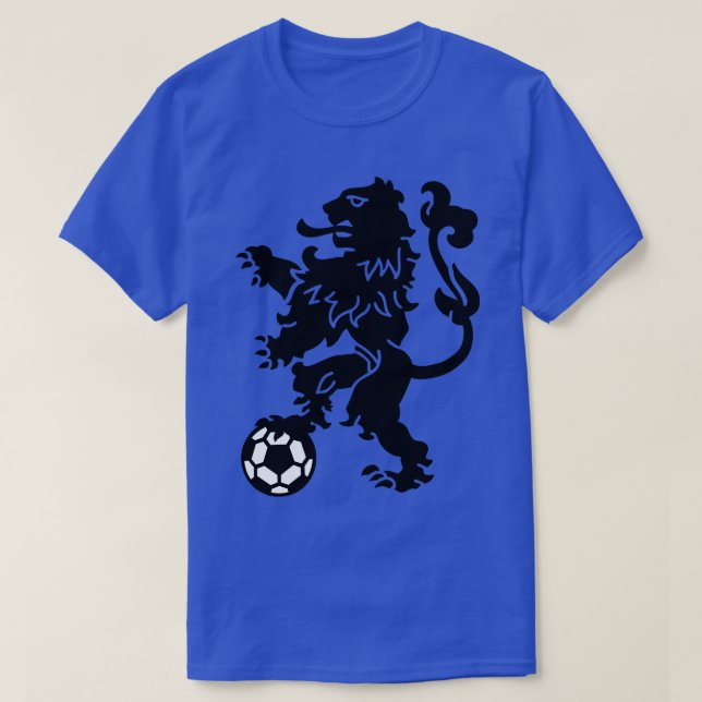 Camiseta León holandés con fútbol holandés (Diseño del anverso)