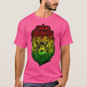 Camiseta León Judah Rastafarian León Etíope - Reggaeton
