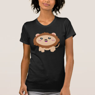 Camiseta León lindo del dibujo animado