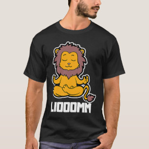 Camiseta León Lioomm Yoga Posición Animal Vimilia Frecuenci