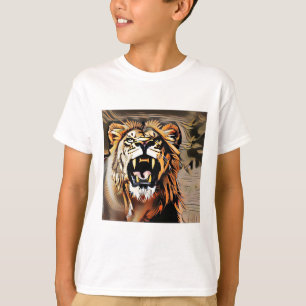 Camiseta León Majestuoso Feroz - Rey De Las Bestias