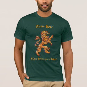 Camiseta León medieval del oro