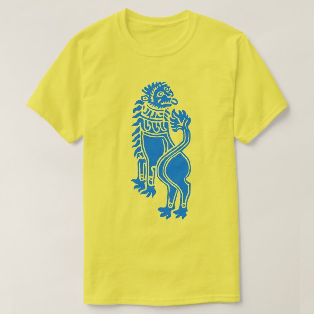 Camiseta León medieval (¿o Tyger?) (Diseño del anverso)