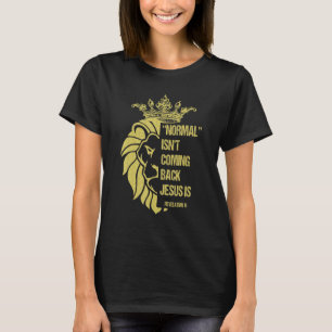 Camiseta León normal no es volver Jesús es revelación