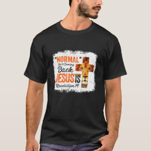 Camiseta León normal no está regresando Jesús es cristiano