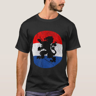 Camiseta Leon Oranje Escudo Nederland Bandera holandesa