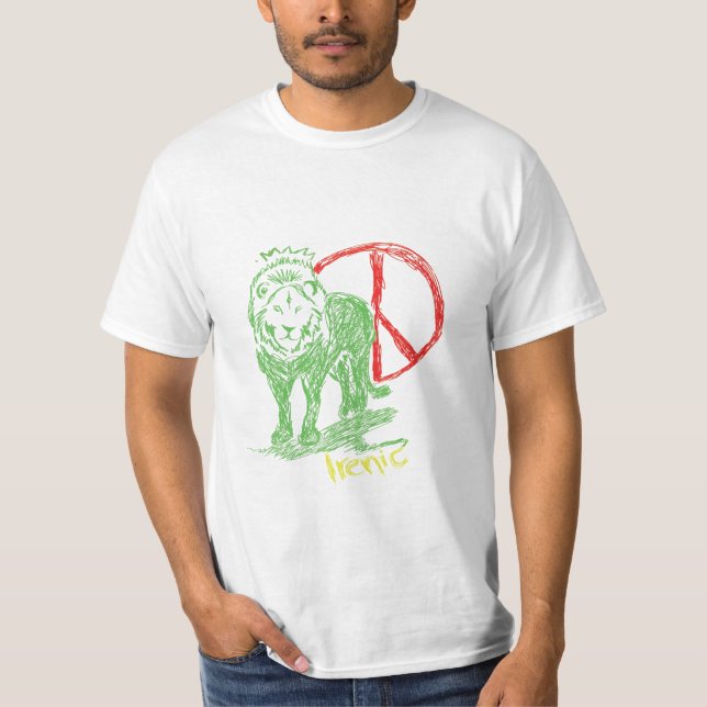 Camiseta León pacífico de Rasta (Anverso)
