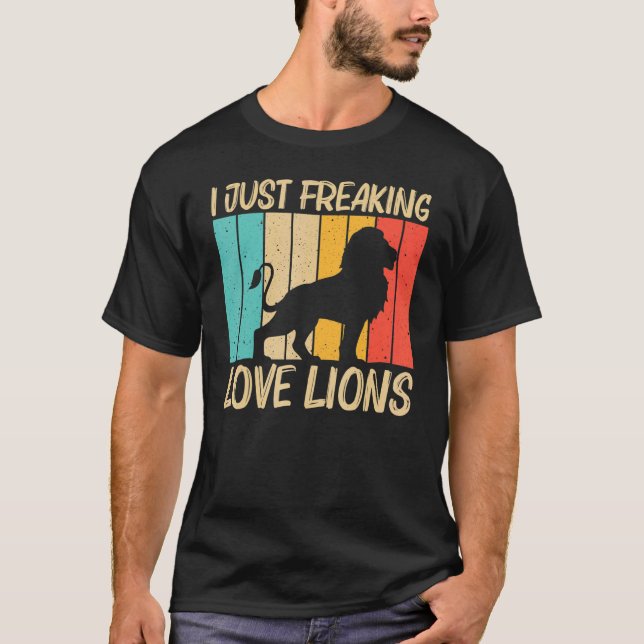 Camiseta León Para Hombres Mujeres León Selva Safari Animal (Anverso)