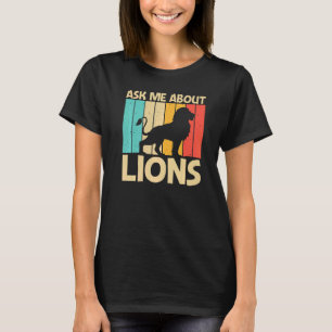 Camiseta León Para Hombres Mujeres León Selva Safari Animal