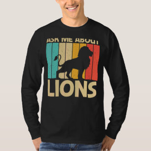 Camiseta León Para Hombres Mujeres León Selva Safari Animal