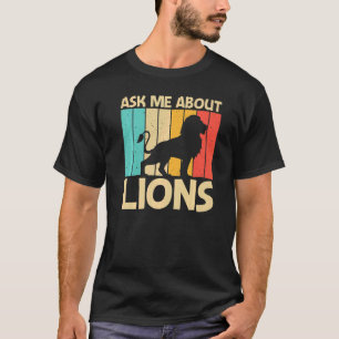 Camiseta León Para Hombres Mujeres León Selva Safari Animal