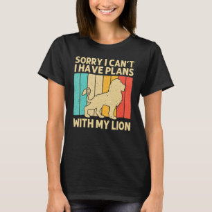 Camiseta León Para Hombres Mujeres Safari Africano Zoológic