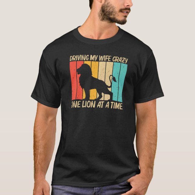 Camiseta León Para Hombres Niños Papá León Selva Safari Ani (Anverso)