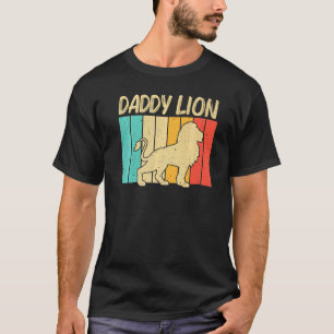 Camiseta León para los hombres papá African Safari Zoo Anim